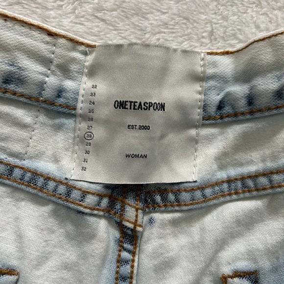 One Teaspoon BONITA LOW WAIST DENIM SHORT - Picture 11 of 11